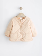 Cream Baby Quilted Jacket (0mths-2yrs) - Image 1 of 5