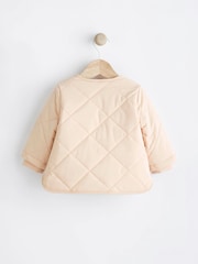 Cream Baby Quilted Jacket (0mths-2yrs) - Image 2 of 5