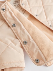 Cream Baby Quilted Jacket (0mths-2yrs) - Image 4 of 5