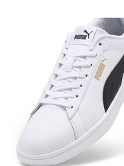 Puma White Black Smash 3.0 L Trainers - Image 6 of 8