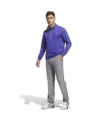 adidas Golf Blue Core Lightweight Quarter-Zip Sweatshirt - Image 3 of 6