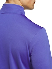 adidas Golf Blue Core Lightweight Quarter-Zip Sweatshirt - Image 5 of 6
