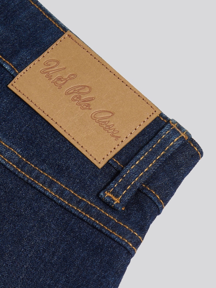 U.S. Polo Assn Blue Pocket Front Flared Jeans - Image 10 of 10