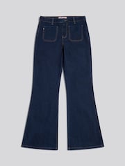 U.S. Polo Assn Blue Pocket Front Flared Jeans - Image 7 of 10