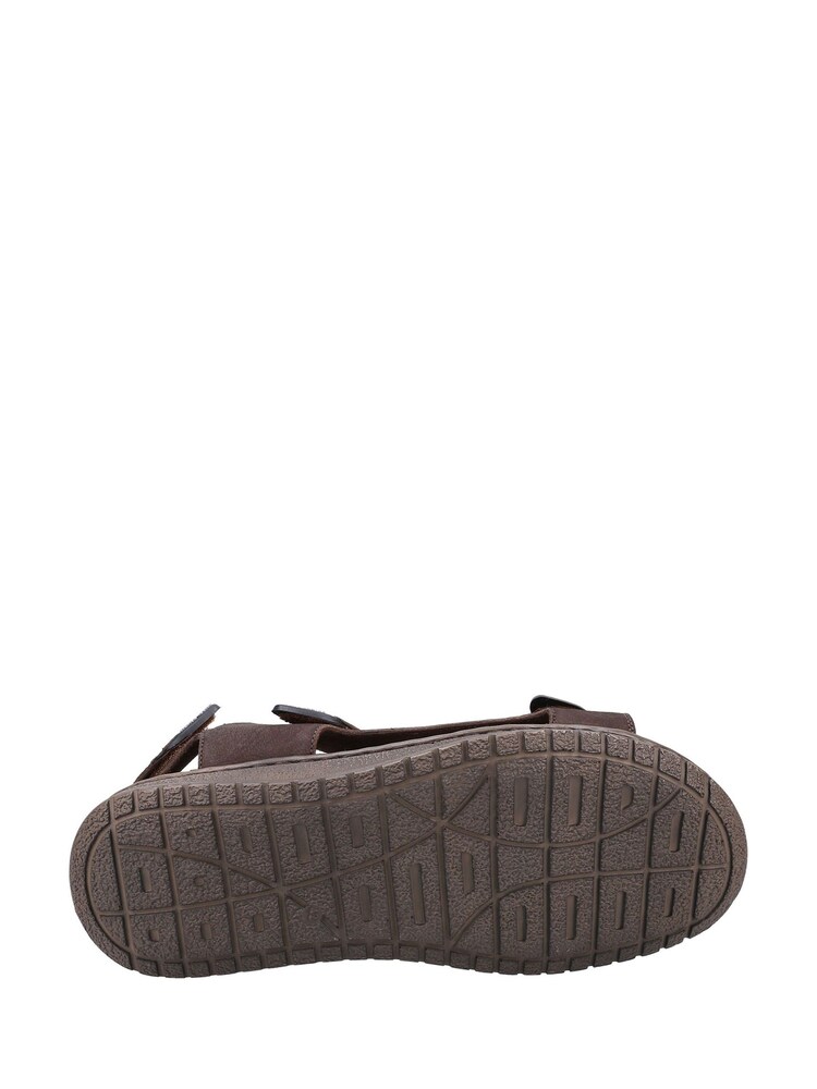 Hush Puppies Brown Neville Qtr Strap Sandals - Image 4 of 4