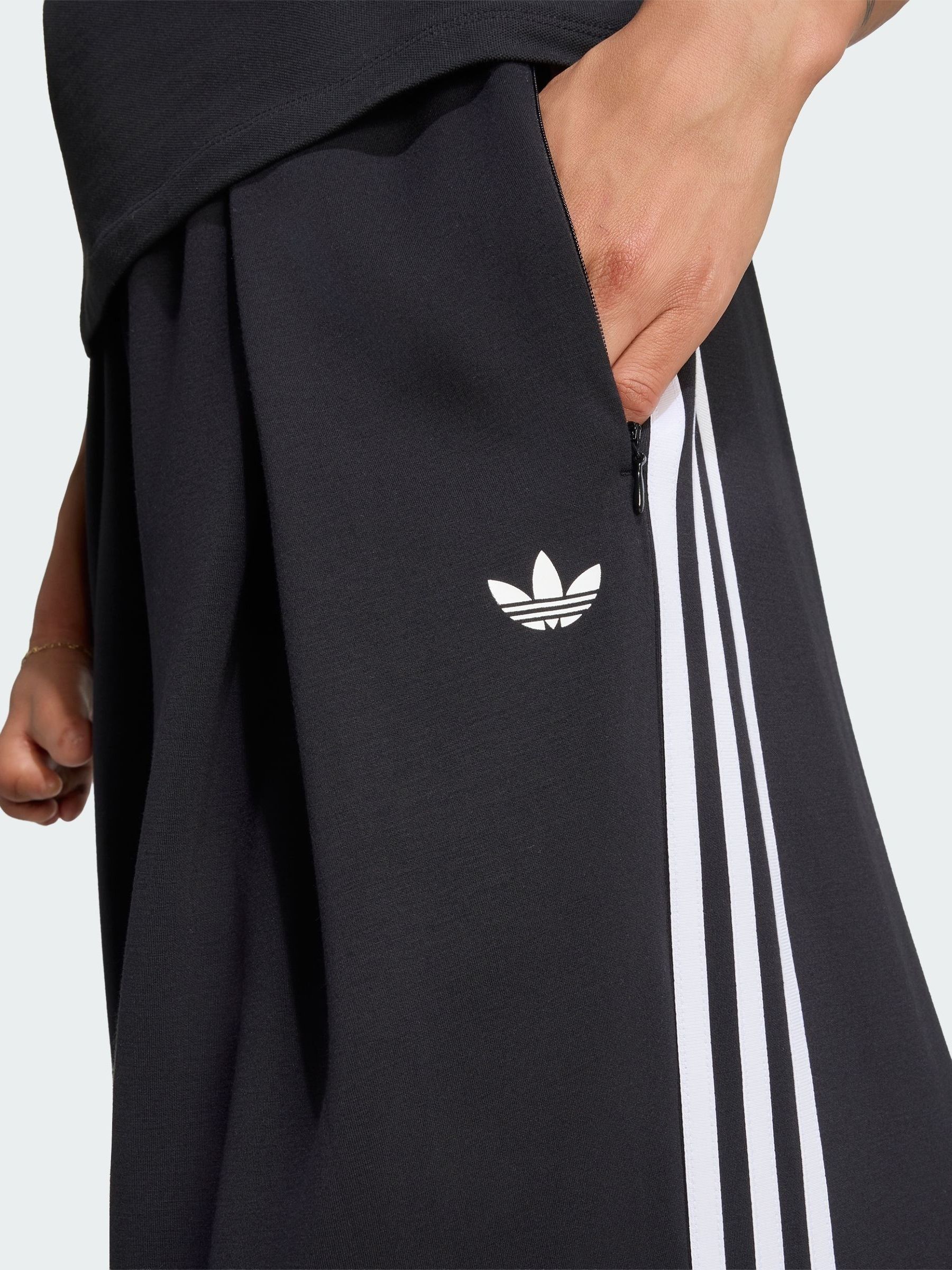 Buy adidas Originals Black By Jennie Pleated Tracksuit Bottoms from ...