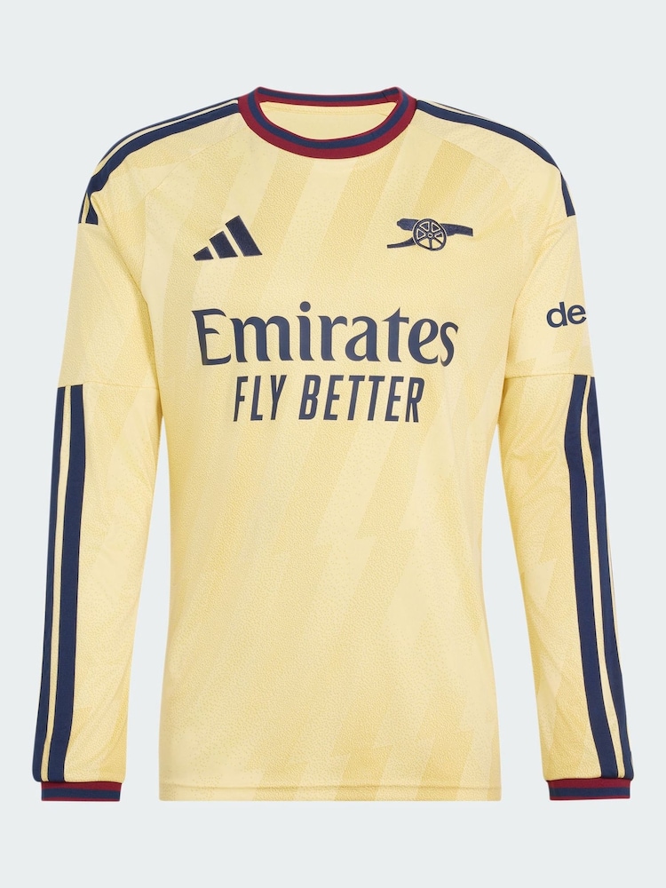 adidas Yellow Arsenal Fc 26/27 Third Long Sleeve Jersey - Image 5 of 5