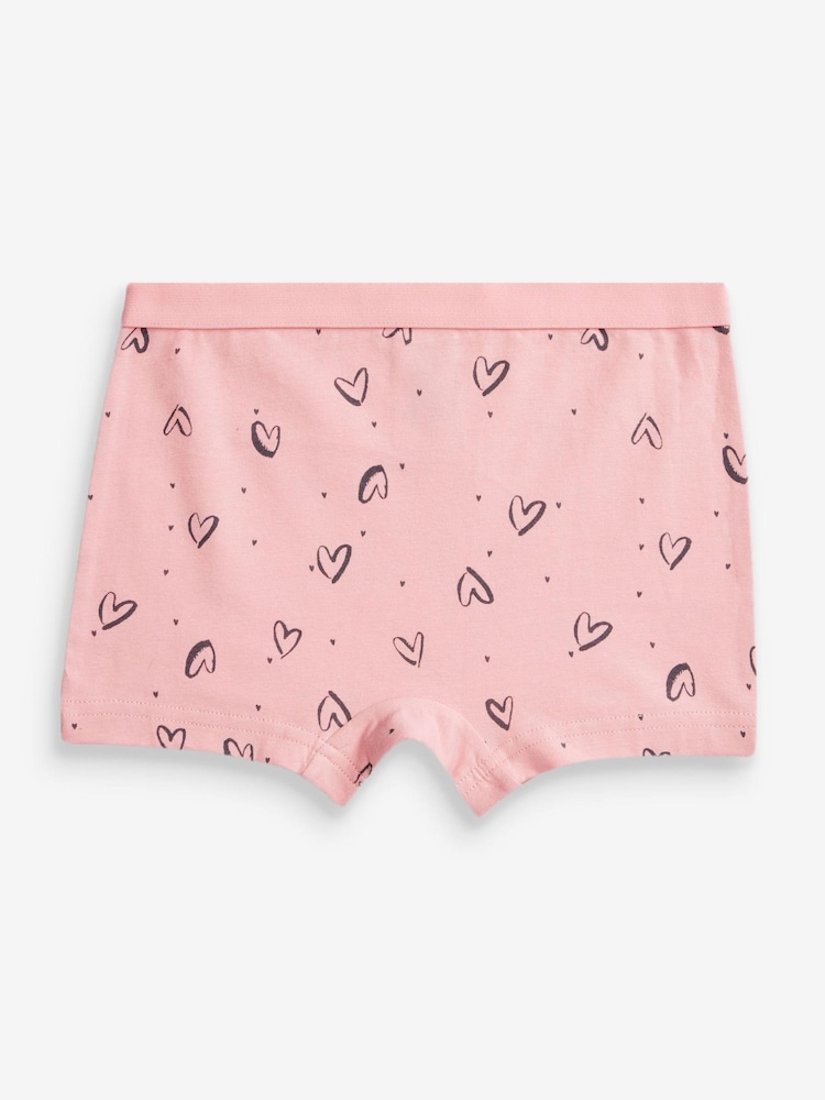 Pink/Lilac/Yellow Shorts 5 Pack (2-16yrs) - Image 3 of 5