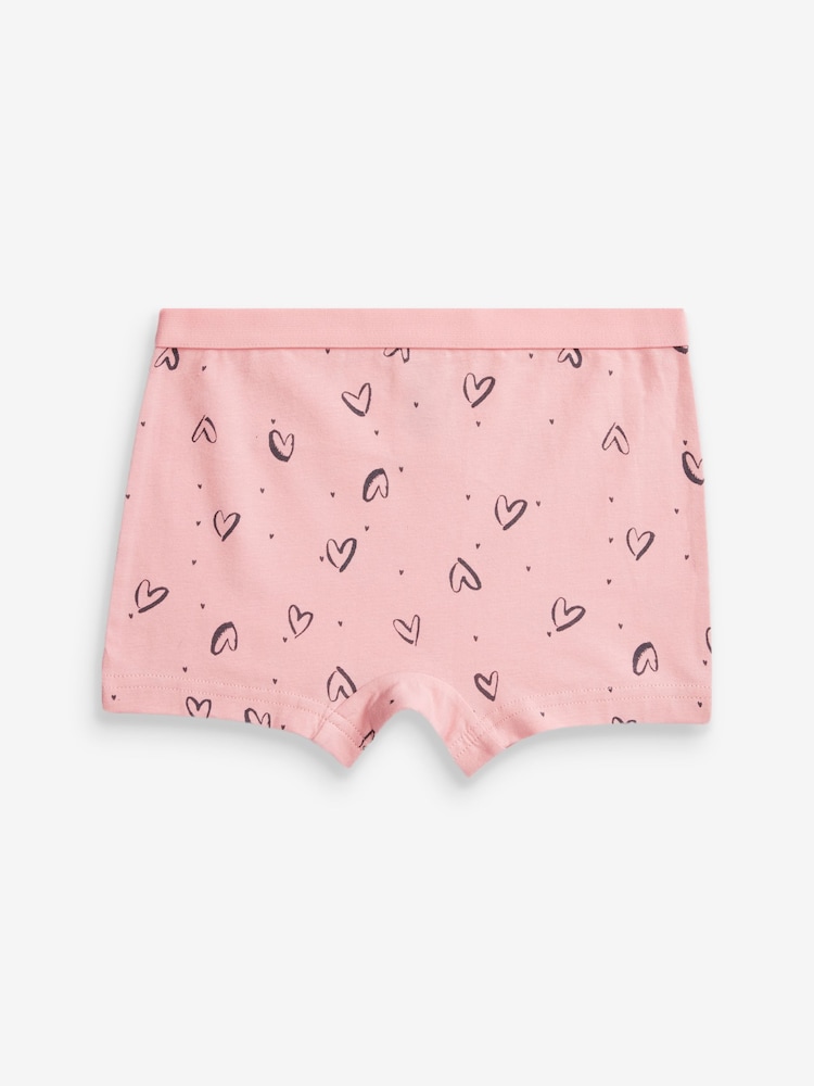Pink/Lilac/Yellow Shorts 5 Pack (2-16yrs) - Image 4 of 5