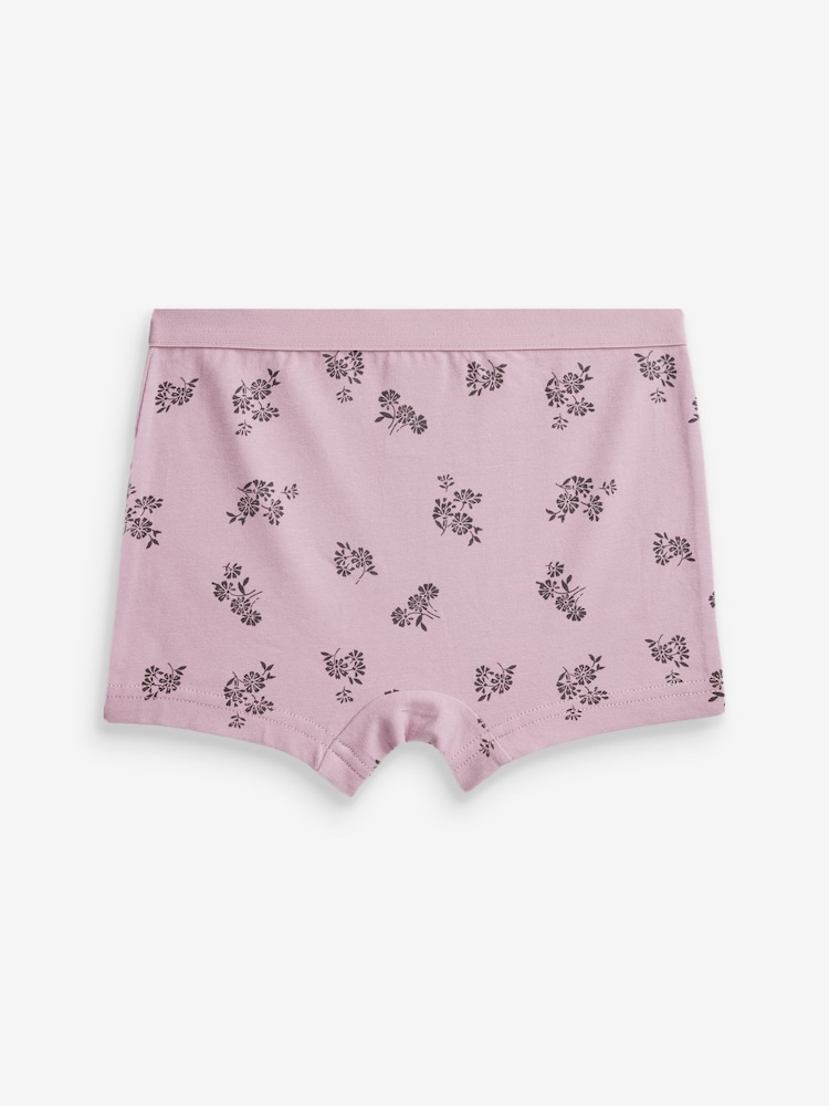 Pink/Lilac/Yellow Shorts 5 Pack (2-16yrs) - Image 5 of 5