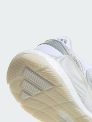 adidas White Crazyquick Boost Padel Shoes - Image 3 of 4