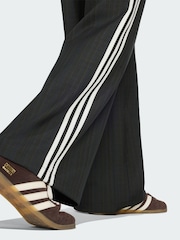 adidas Originals Black Loose Check Track Joggers - Image 4 of 5