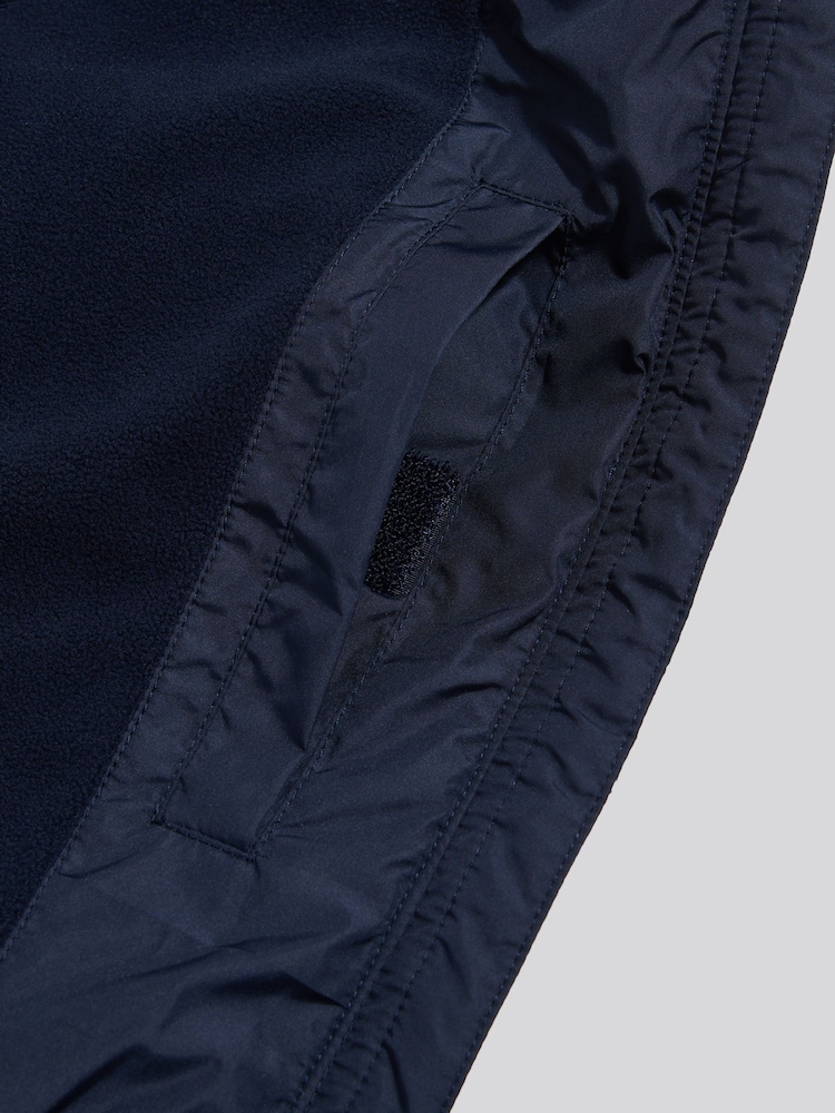 U.S. Polo Assn Blue Corduroy-Trim Quilted Hacking Gilet - Image 10 of 10