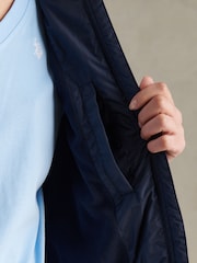 U.S. Polo Assn Blue Corduroy-Trim Quilted Hacking Gilet - Image 5 of 10