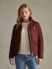 U.S. Polo Assn. Brown Diamond Quilted Jacket - Image 1 of 10