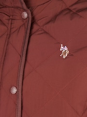 U.S. Polo Assn. Brown Diamond Quilted Jacket - Image 10 of 10