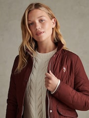 U.S. Polo Assn. Brown Diamond Quilted Jacket - Image 2 of 10