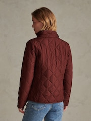 U.S. Polo Assn. Brown Diamond Quilted Jacket - Image 4 of 10
