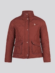 U.S. Polo Assn. Brown Diamond Quilted Jacket - Image 7 of 10