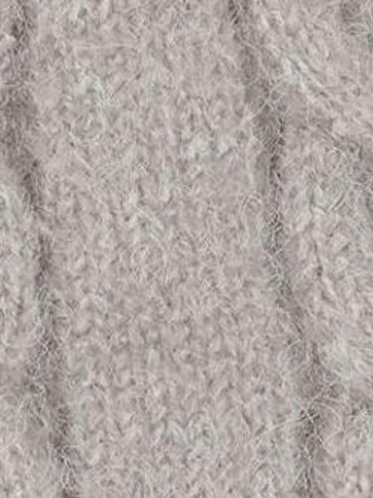 U.S. Polo Assn Grey Signature Cable Knit Beanie - Image 8 of 8