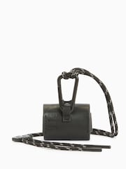 AllSaints Black Airpod Case Lanyard - Image 2 of 5