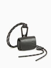 AllSaints Black Airpod Case Lanyard - Image 3 of 5