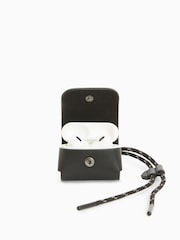 AllSaints Black Airpod Case Lanyard - Image 4 of 5