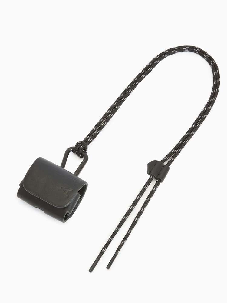 AllSaints Black Airpod Case Lanyard - Image 5 of 5