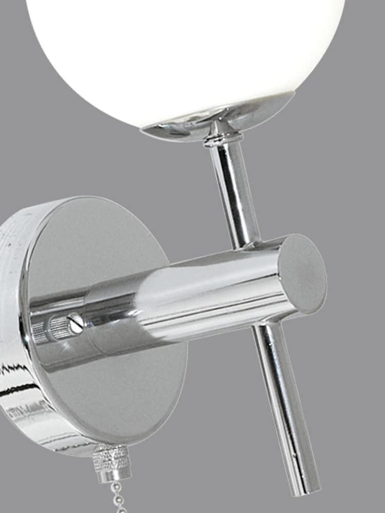 Searchlight Chrome Broadway Wall Bracket With Opal Glass - Image 3 of 3