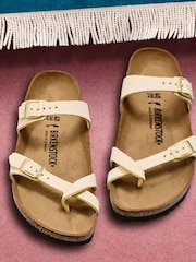 Birkenstock Bronze Arizona Birko-Flor Graceful Big Buckle Sandals - Image 4 of 7