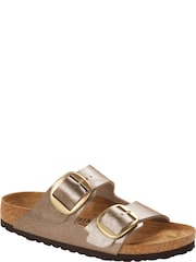 Birkenstock Bronze Arizona Birko-Flor Graceful Big Buckle Sandals - Image 7 of 7