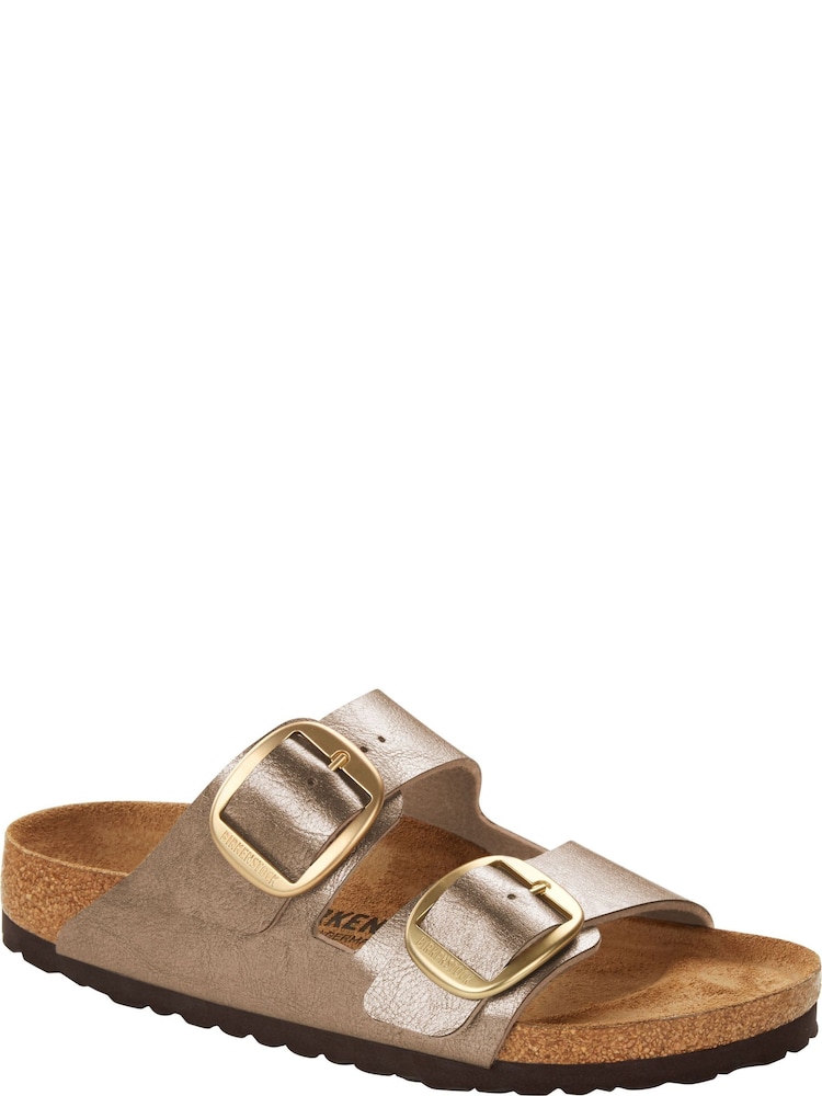 Birkenstock Bronze Arizona Birko-Flor Graceful Big Buckle Sandals - Image 7 of 7
