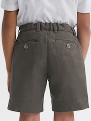 Reiss Khaki Wicket 4-9 yrs Casual Chino Shorts - Image 5 of 6