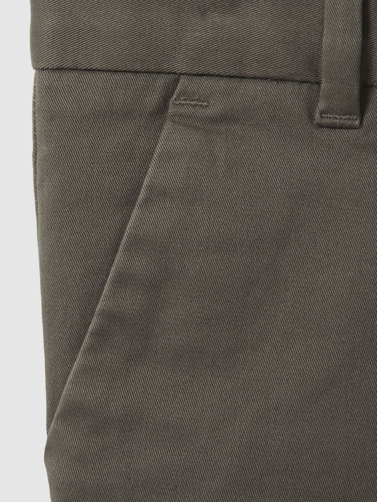 Reiss Khaki Wicket 4-9 yrs Casual Chino Shorts - Image 6 of 6