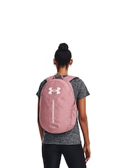 Under Armour Light Pink Hustle Lite Backpack - Image 1 of 6