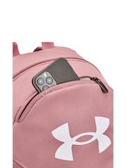Under Armour Light Pink Hustle Lite Backpack - Image 4 of 6