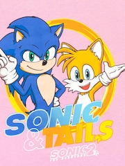 Character Pink Sonic 100% Cotton T-Shirt - Image 2 of 2