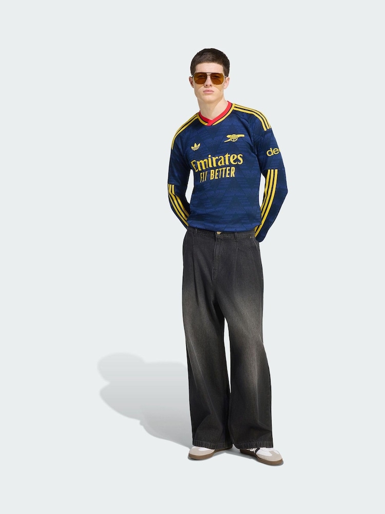 adidas Blue Arsenal Fc 26/27 Away Long Sleeve Jersey - Image 1 of 5 adidas Blue Arsenal Fc 26/27 Away Long Sleeve Jersey - Image 1 of 5
