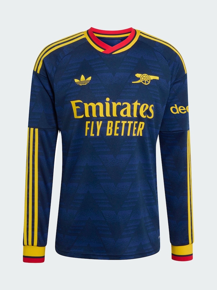 adidas Blue Arsenal Fc 26/27 Away Long Sleeve Jersey - Image 5 of 5 adidas Blue Arsenal Fc 26/27 Away Long Sleeve Jersey - Image 5 of 5