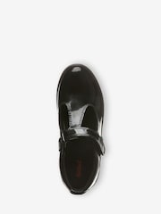Kickers Black Infants Kariko T-Bar Patent Leather Hook And Loop Shoes - Image 7 of 8