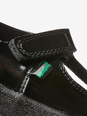 Kickers Black Infants Kariko T-Bar Patent Leather Hook And Loop Shoes - Image 8 of 8