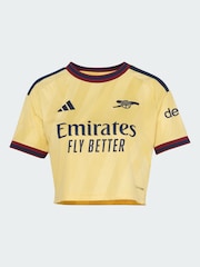adidas Yellow Arsenal Fc 26/27 Third Cropped Jersey - Image 5 of 5