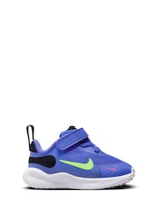 Nike Blue Infant Revolution 7 Trainers - Image 1 of 11
