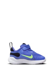 Nike Blue Infant Revolution 7 Trainers - Image 4 of 11