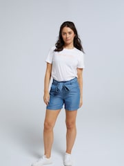Animal White Womens Marina Logo 100% Cotton T-Shirt - Image 3 of 6