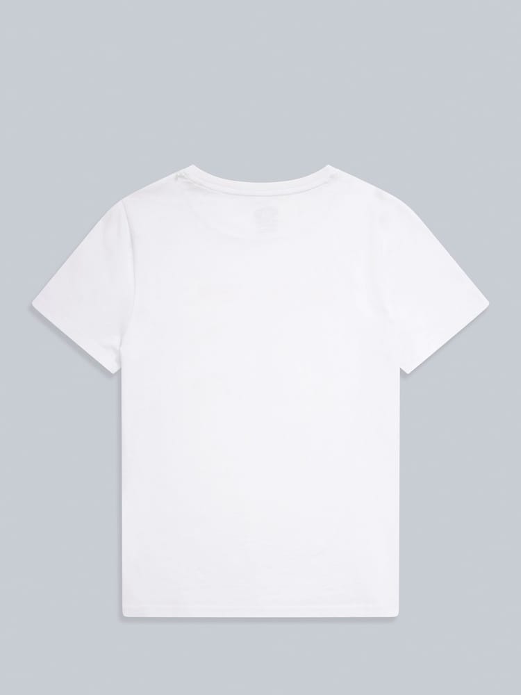 Animal White Ecru Womens Marina Logo T-Shirt - Image 6 of 6 Animal White Ecru Womens Marina Logo T-Shirt - Image 6 of 6