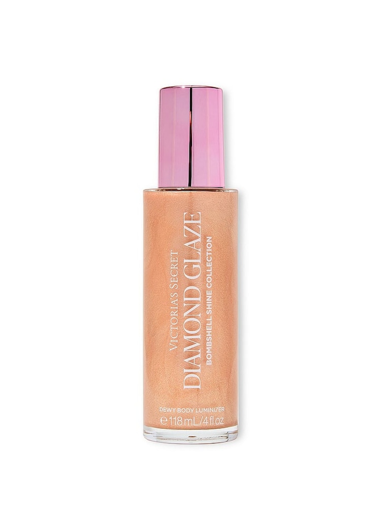Victoria's Secret Molten Rose Bombshell Shine Diamond Glaze Body Luminizer - Image 1 of 4 Victoria's Secret Molten Rose Bombshell Shine Diamond Glaze Body Luminizer - Image 1 of 4