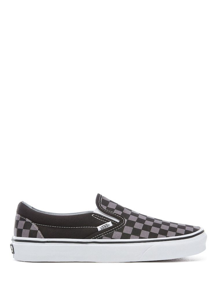 Vans Mens Classic Slip-On Check Trainers - Image 1 of 5