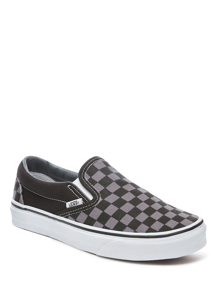 Vans Mens Classic Slip-On Check Trainers - Image 2 of 5