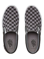 Vans Mens Classic Slip-On Check Trainers - Image 3 of 5